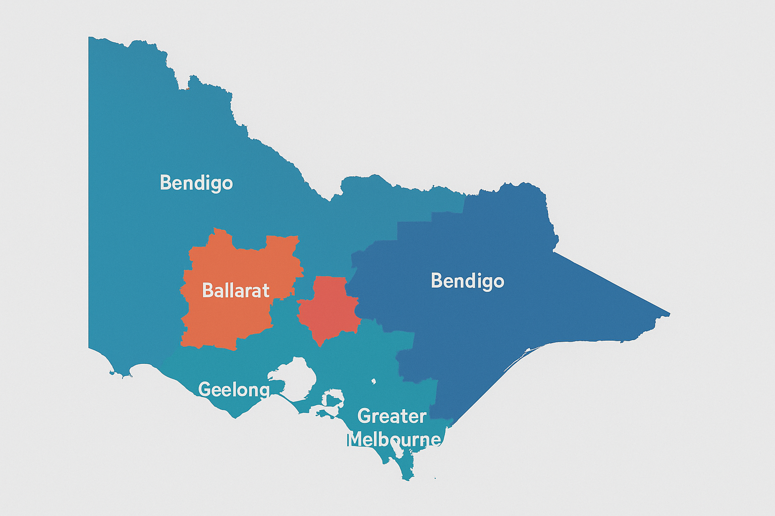 Victoria coverage map – Ringwood region